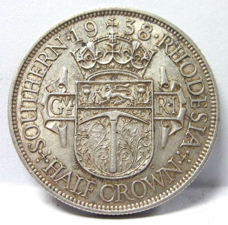 Southern Rhodesia Half Crown 1938