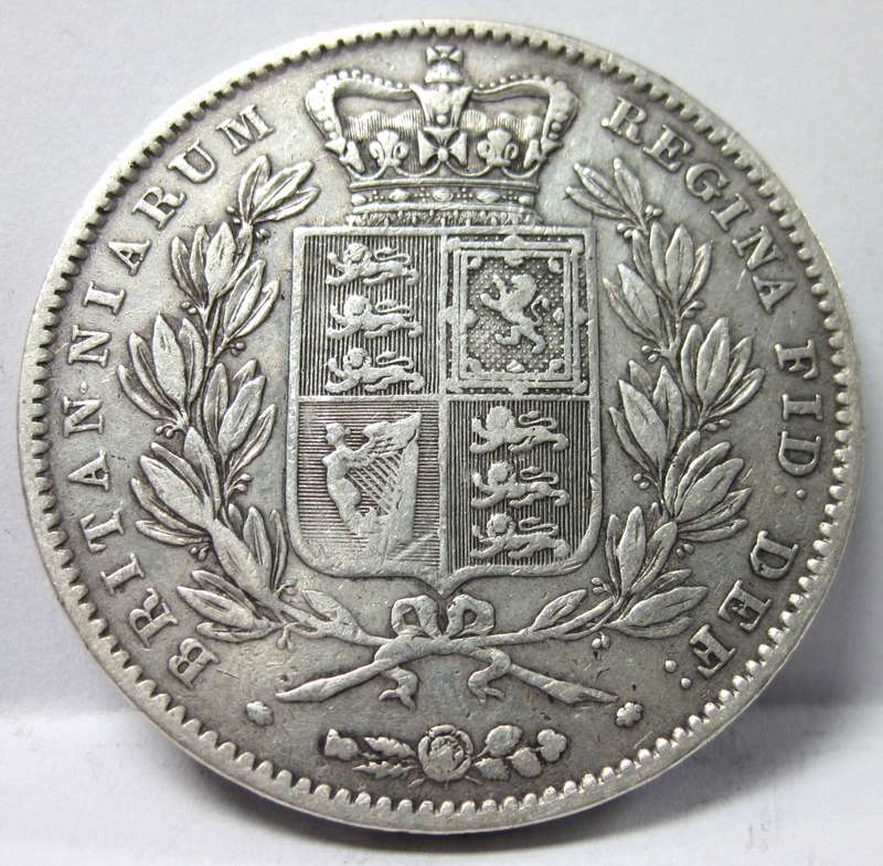 UK 5 Shillings Crown 1847