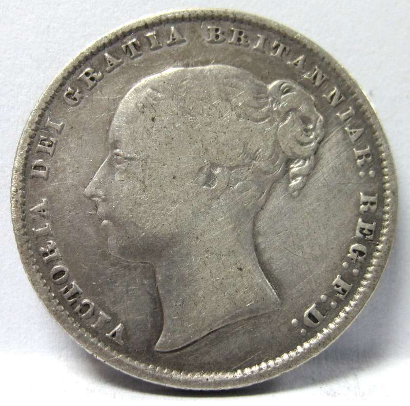 UK 1 Shilling 1866