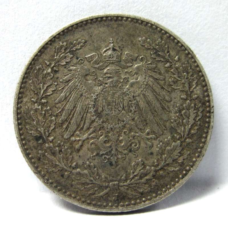 German Empire 50 Pfennig 1900J - *SCARCE*