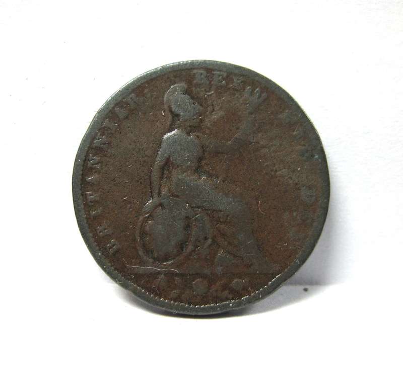 *R1 Auction* UK 1/4 Penny 1826