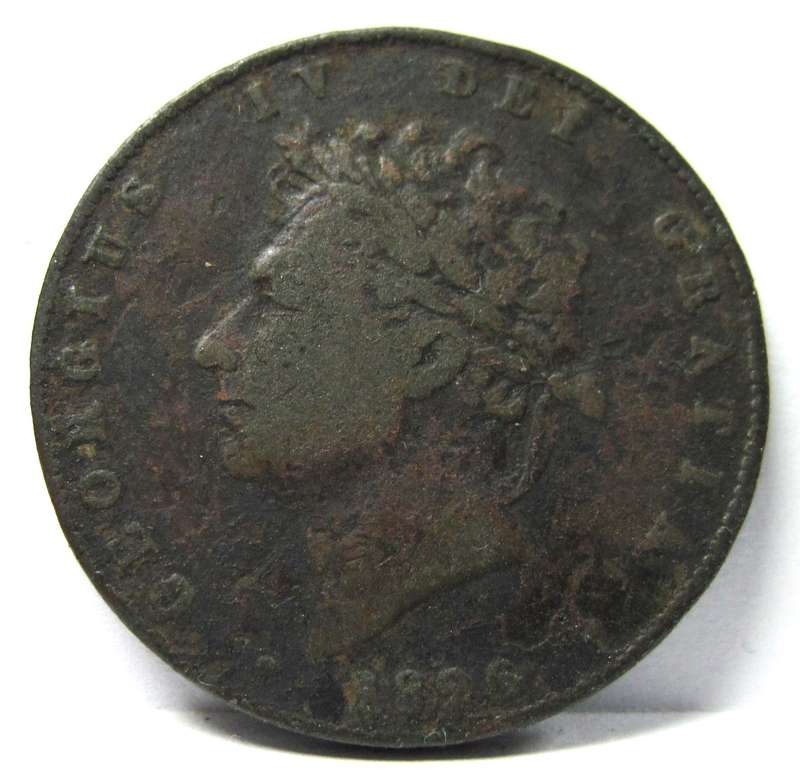 *R1 Auction* UK 1/2 Penny 1826