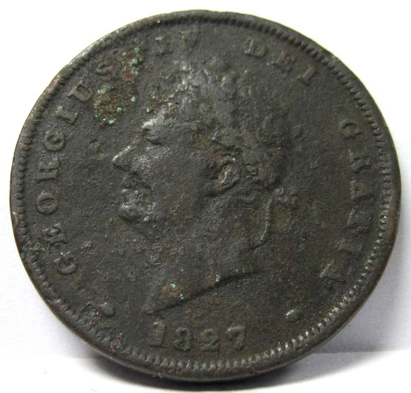 *R1 Auction* UK 1 Penny 1827
