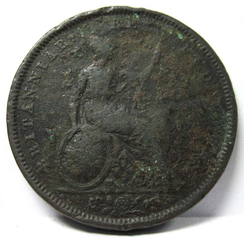 *R1 Auction* UK 1 Penny 1827