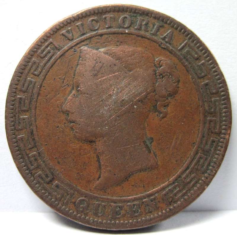 *R1 Auction* Ceylon 5 Cents 1870