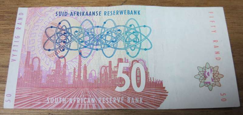 *R1 Auction* 50 Rand Mboweni 1st issue - Printed off center