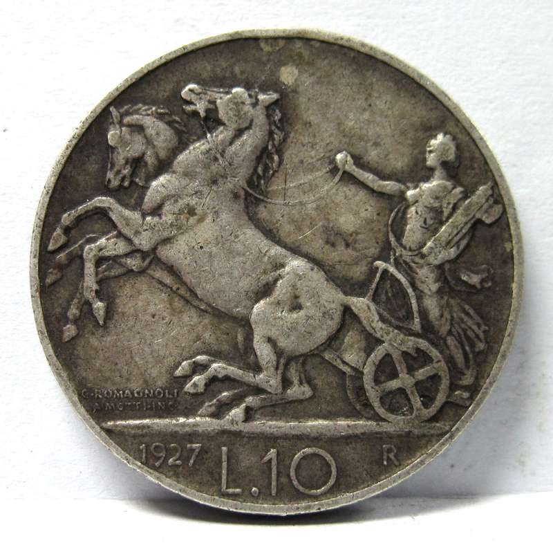Italy 10 Lire 1927