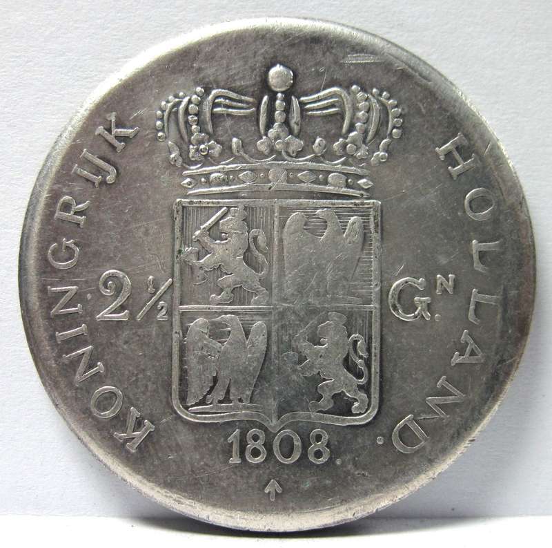 *R1 Auction* Netherlands 2.5 Gulden 1808 - Replica