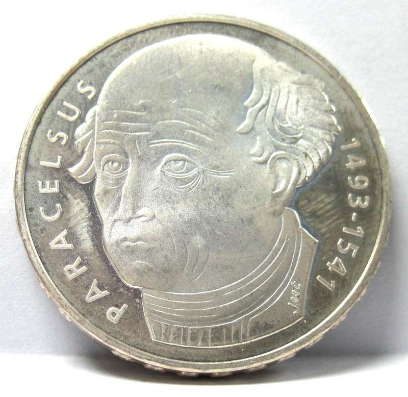 Switzerland 20 Francs 1993 'Paracelsus' Proof coin