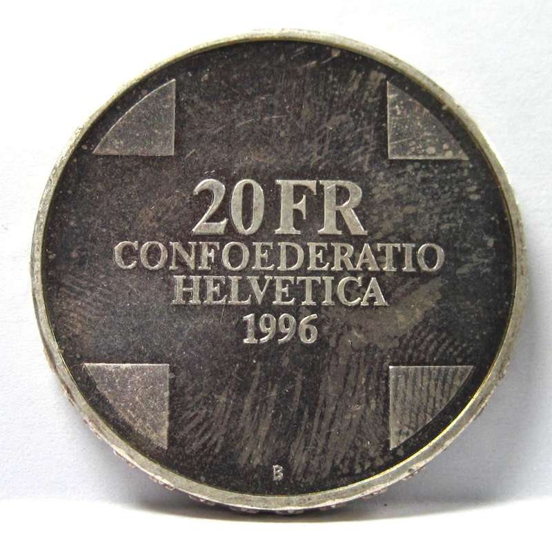 Switzerland 20 Francs 1996 'Gargantua the Giant' Proof coin