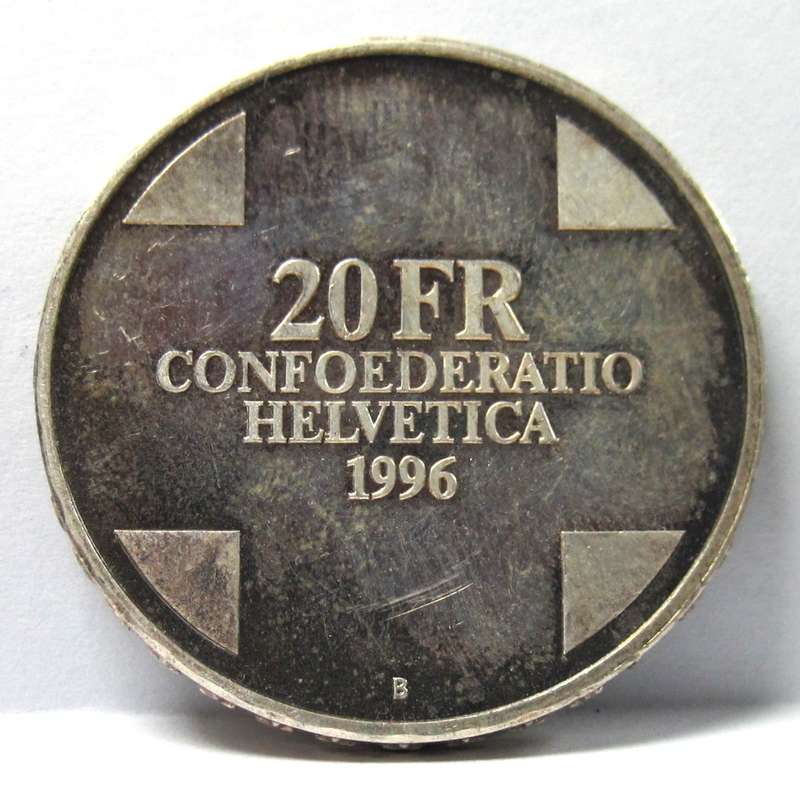 Switzerland 20 Francs 1996 'Dragon of Breno' Proof coin