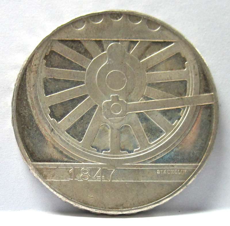 Switzerland 20 Francs 1997 'Swiss Railways' Proof coin