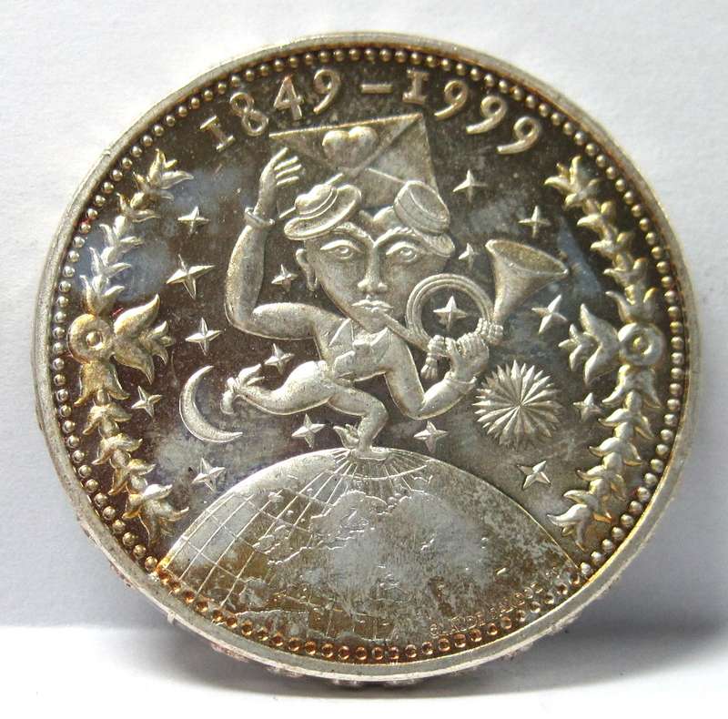 Switzerland 20 Francs 1999 'Swiss Postal Service' Proof coin