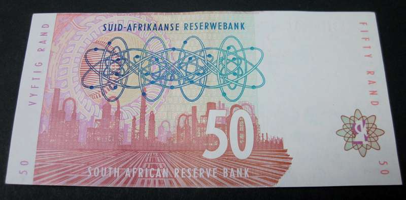 RSA 50 Rand early 2000's (Mboweni 1st issue) - VF to EF condition - more then one available