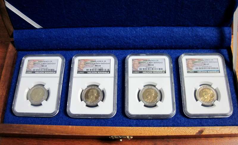 2008 R5 90th Birthday coin set - NGC MS64/MS65/MS66/MS67