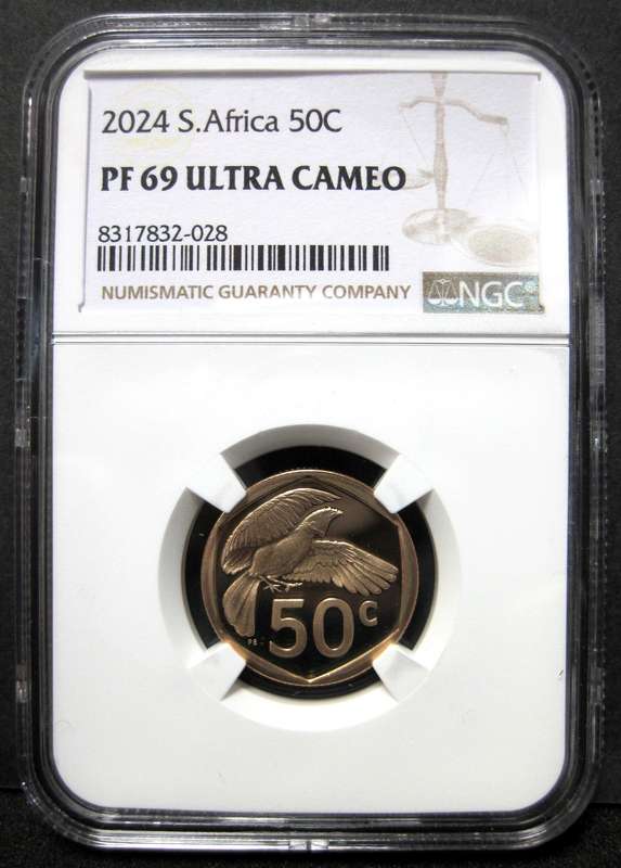2024 RSA 50 Cents - NGC PF69 Ultra Cameo