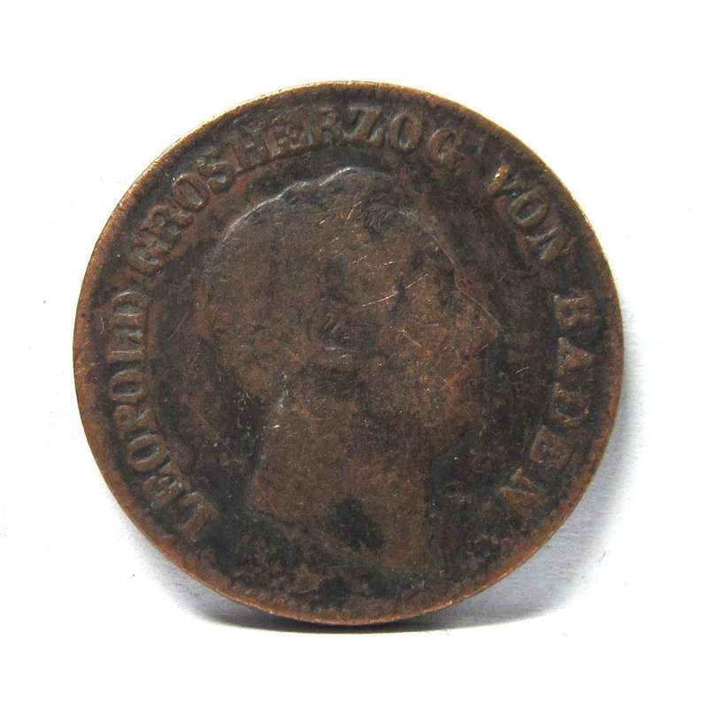 *R1 Auction* German States - Baden 1 Kreuzer 1848