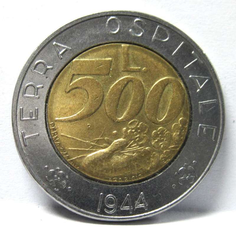 *R1 Auction* San Marino 500 Lire 1991