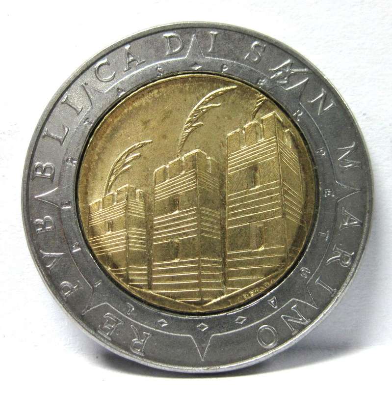 *R1 Auction* San Marino 500 Lire 1992