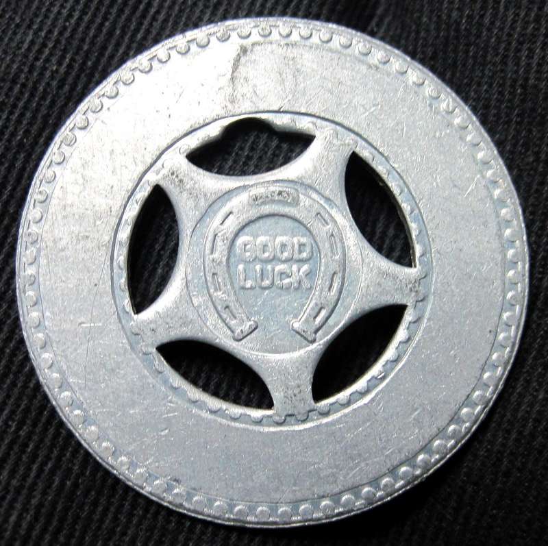 *R1 Auction* 1950's Arcade 'Good Luck' token 'His Royal Highness Prince Basil