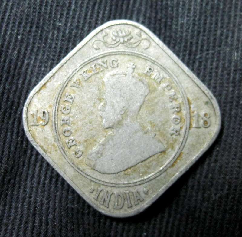 *R1 Auction* India 2 Annas 1918