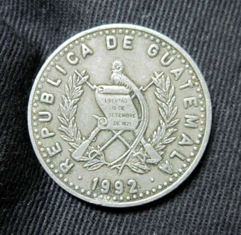 *R1 Auction* Guatemala 25 Centavos 1992