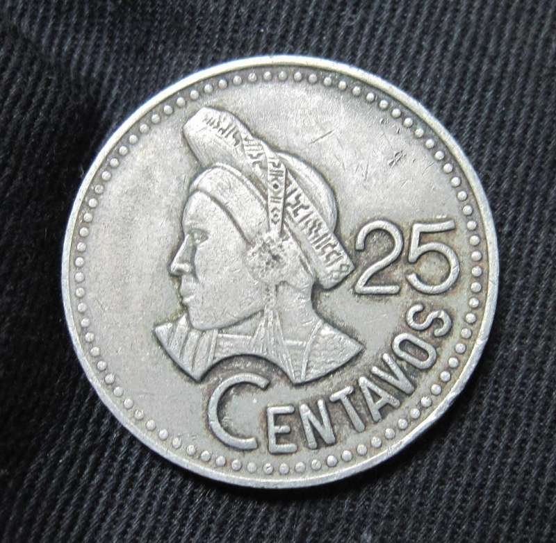 *R1 Auction* Guatemala 25 Centavos 1992