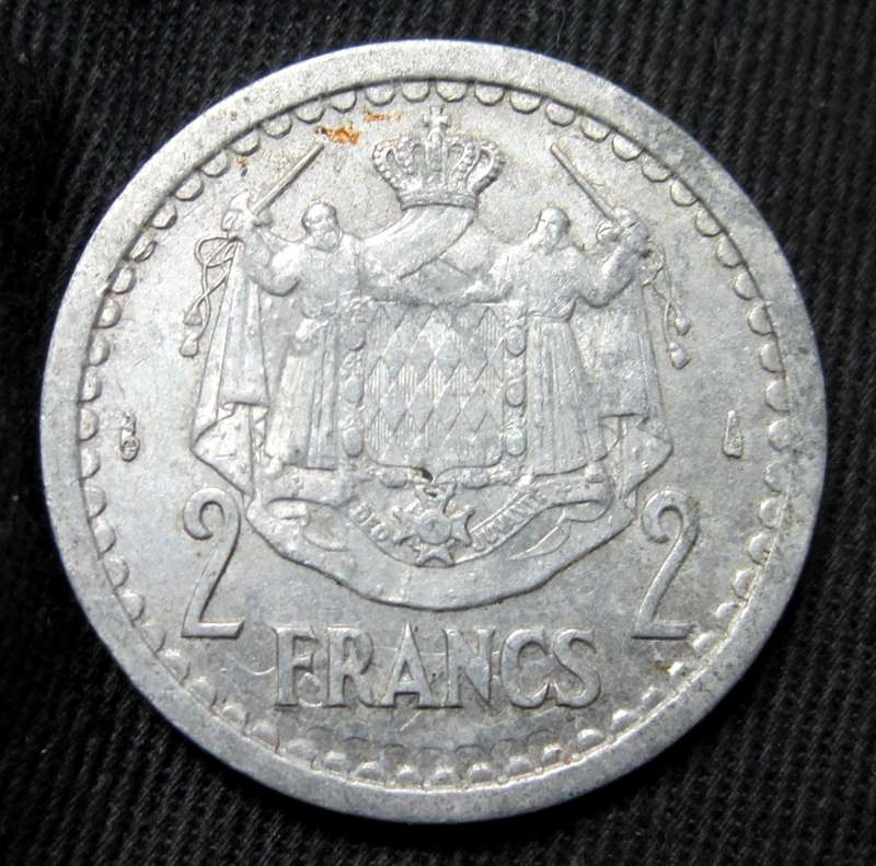 *R1 Auction* Monaco 2 Francs 1943