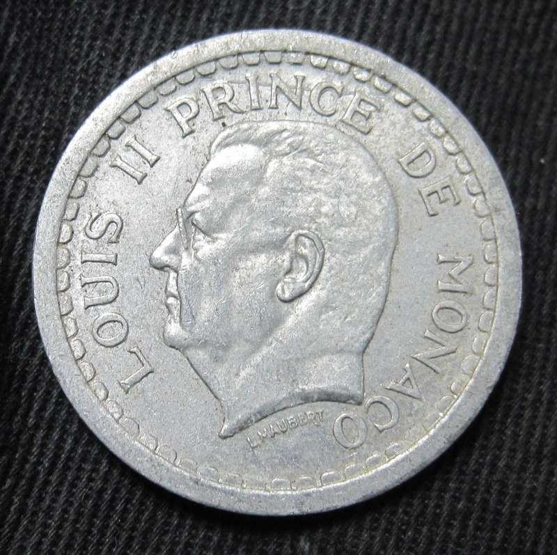 *R1 Auction* Monaco 2 Francs 1943