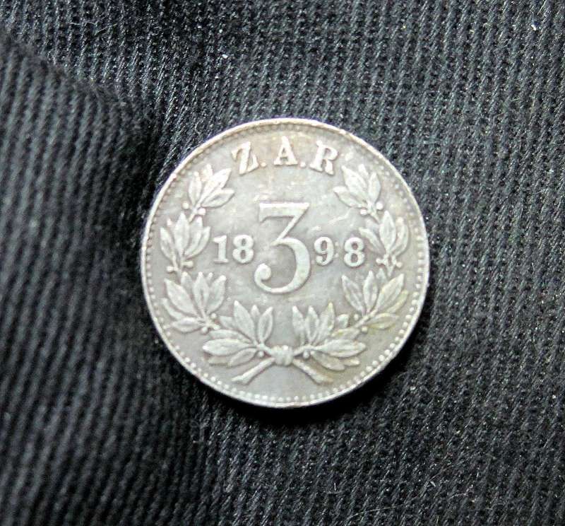 *R1 Auction* ZAR 3 Pence 1898 - Fantasy coin