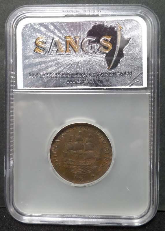 Union 1/2 Penny 1936 - SANGS XF45 BN