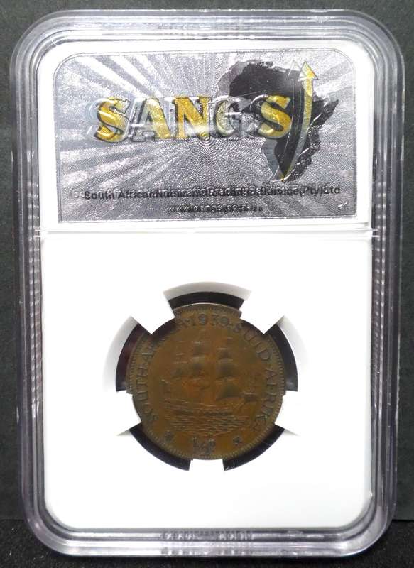 Union 1/2 Penny 1939 - SANGS XF45 BN
