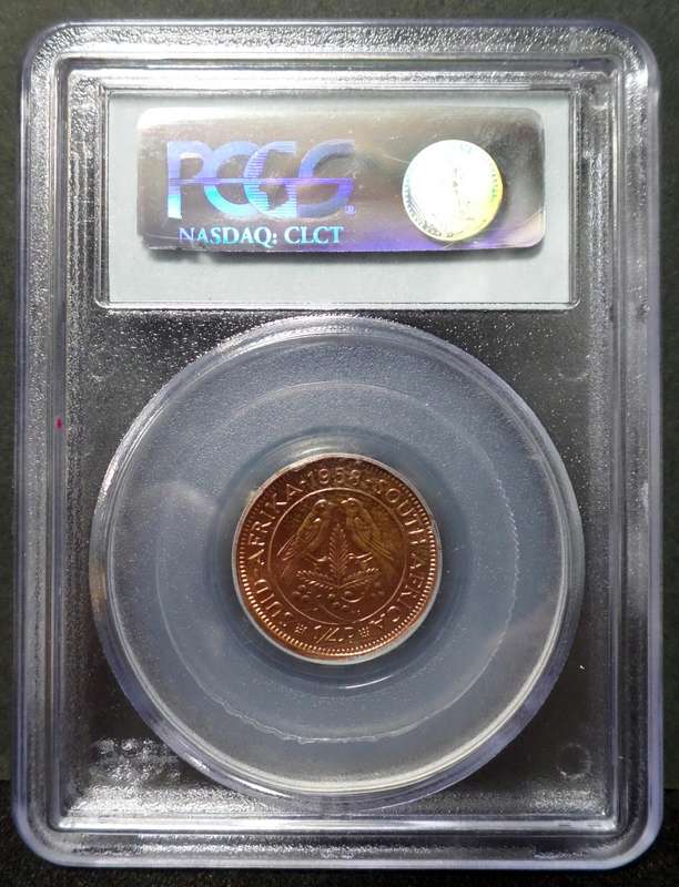 SA Union 1/4 Penny 1958 - PCGS PR65 RD