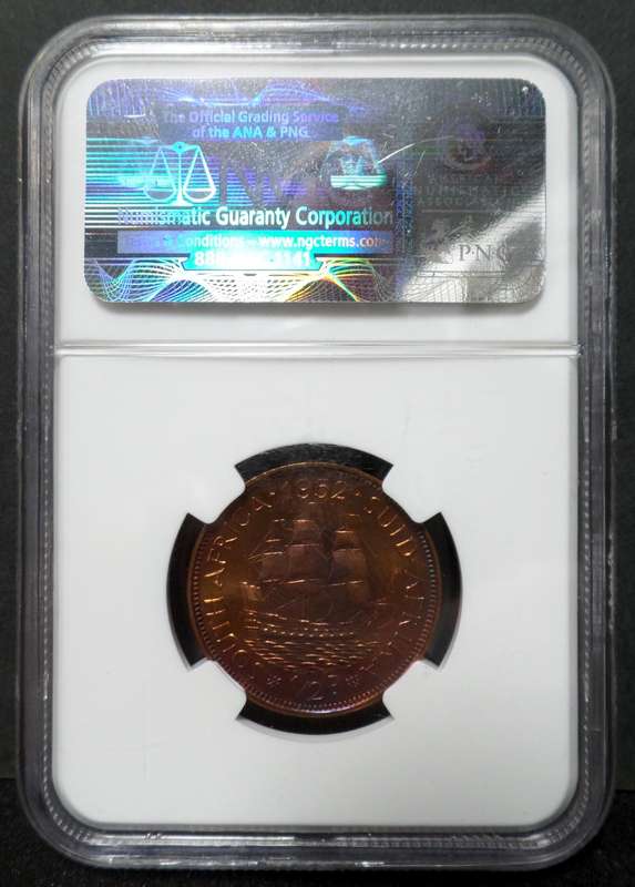 SA Union 1/2 Penny 1952 - NGC PF66 RB