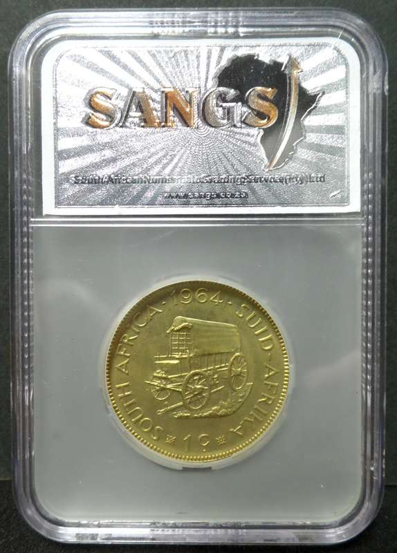 RSA 1 Cent 1964 - SANGS PF64
