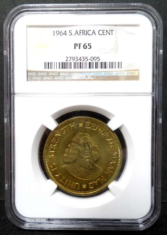 RSA 1 Cent 1964 - NGC PF65