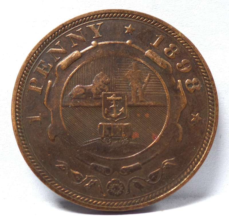 ZAR 1 Penny 1898