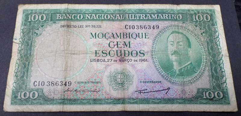 Mozambique 100 Escudos 1961