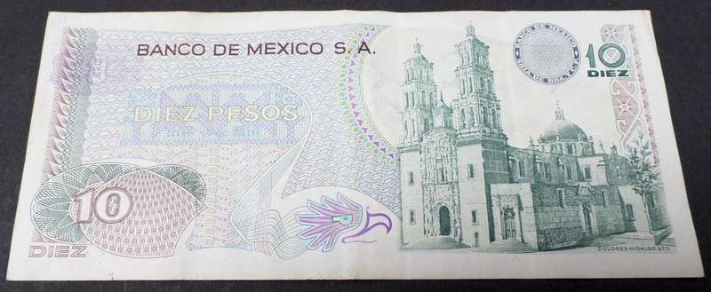 Mexico 10 Pesos 1971
