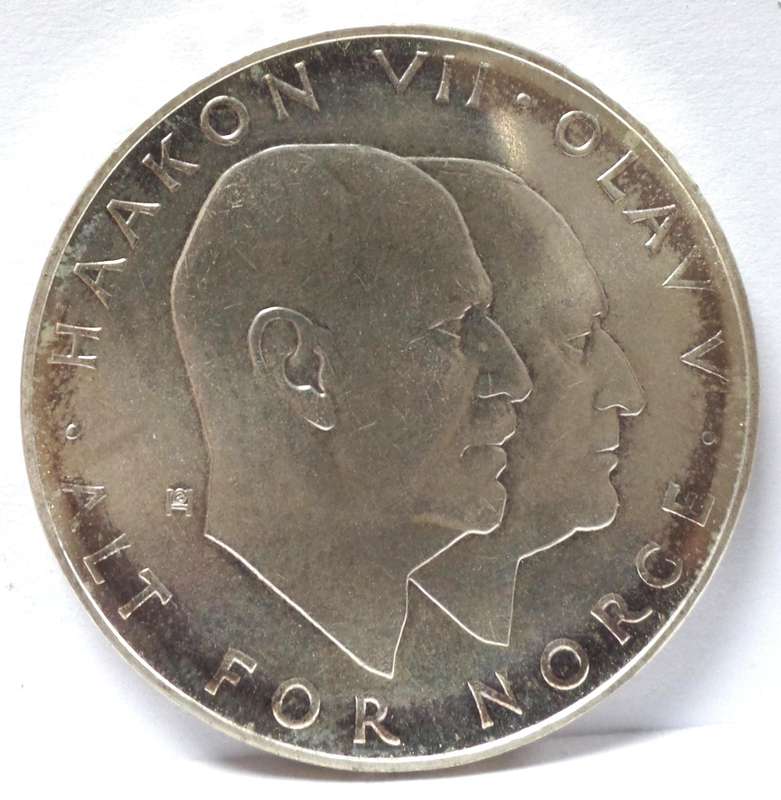 Norway 25 Kroner 1970 - V day - Great condition