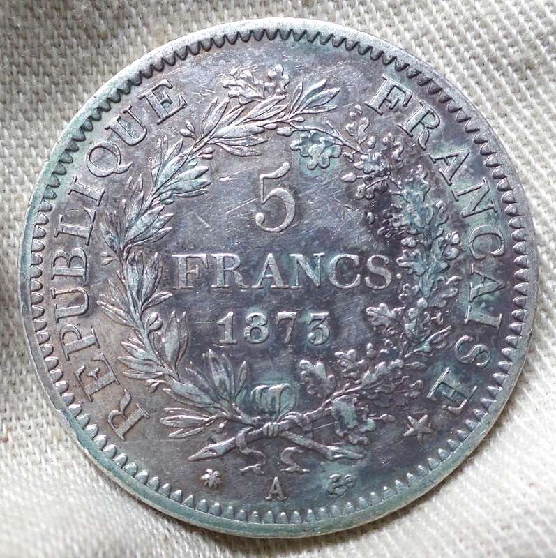 France 5 Francs 1875