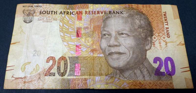 RSA 20 Rand 2012 (Marcus 2nd issue) - USED condition