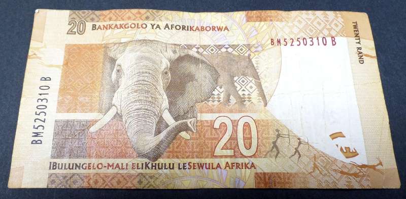 RSA 20 Rand 2012 (Marcus 2nd issue) - USED condition