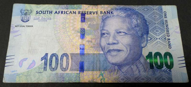 RSA 100 Rand 2012 (Marcus 2nd issue) - USED condition