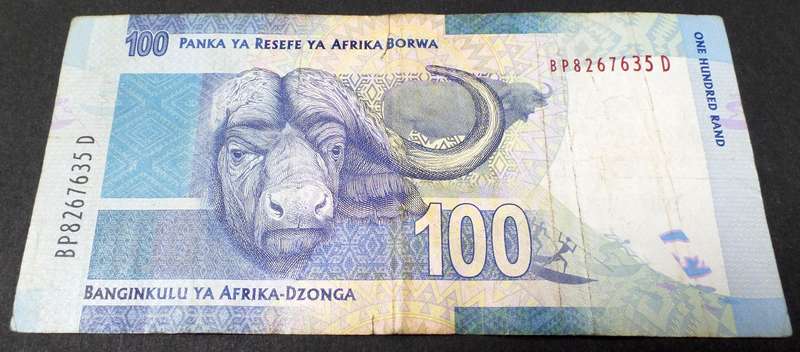 RSA 100 Rand 2012 (Marcus 2nd issue) - USED condition