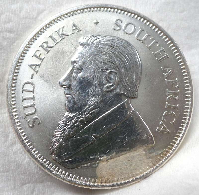 2017 1oz Silver Kruger with 50yrs Privy - Please read description