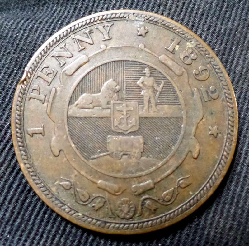 *R1 Auction* ZAR Penny 1892