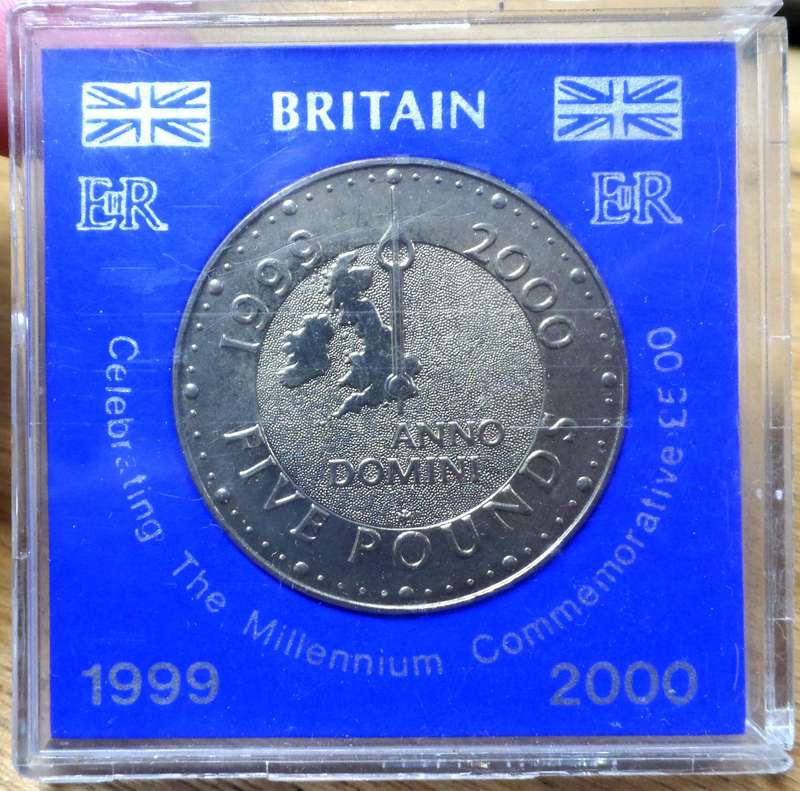 UK 5 Pounds 1999 - The Millennium