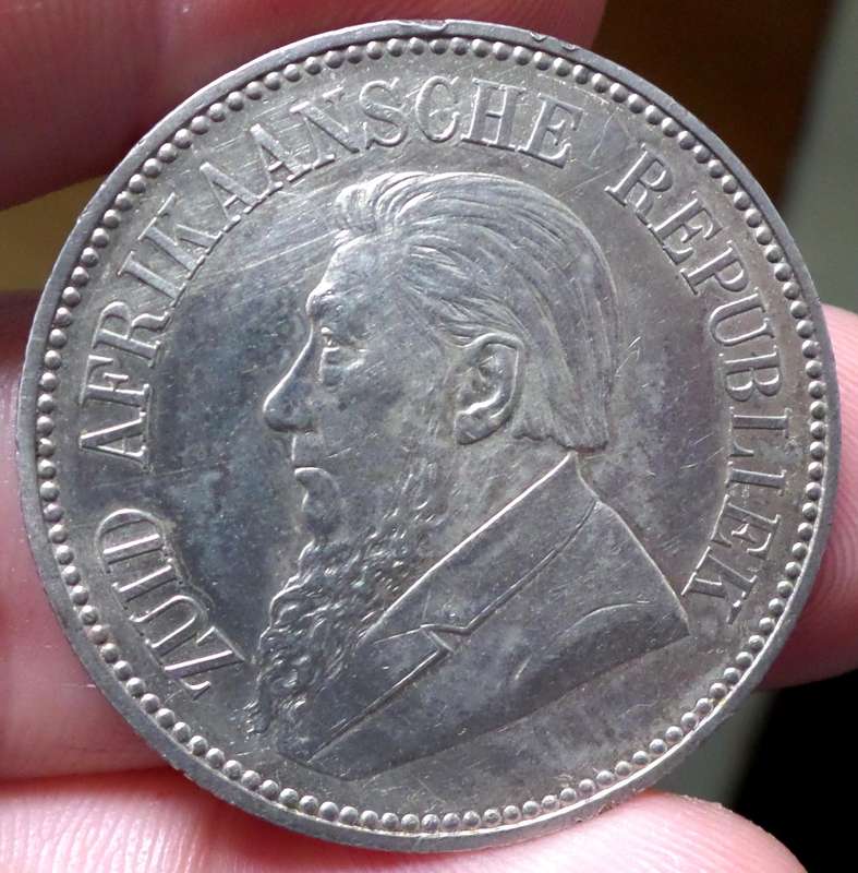 DISCOUNT!!! ZAR 1896 Two and a Half Shillings - Excellent condition