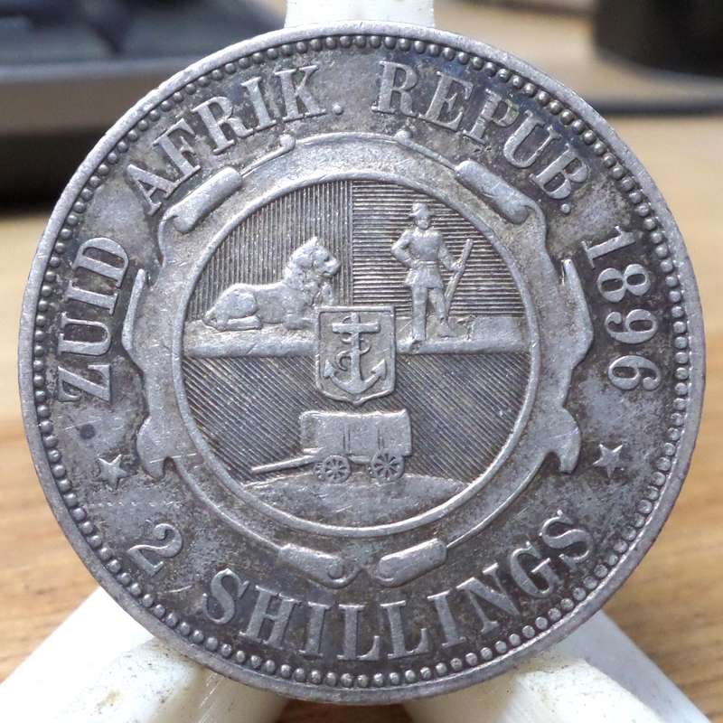 ZAR 2 Shillings 1896